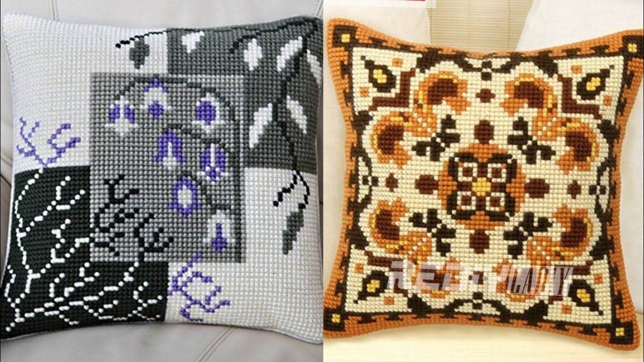 Fabulous New Cross Stitch patterns For Cushion covers//Crosss Stitch patterns
