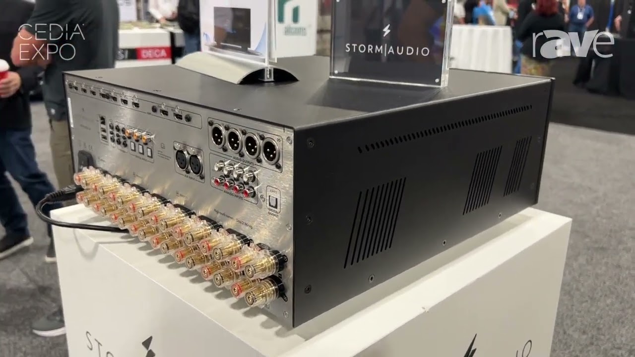 CEDIA Expo 2023: StormAudio Reveals ISR Fusion 20 Immersive Sound Receiver With 20 Channels