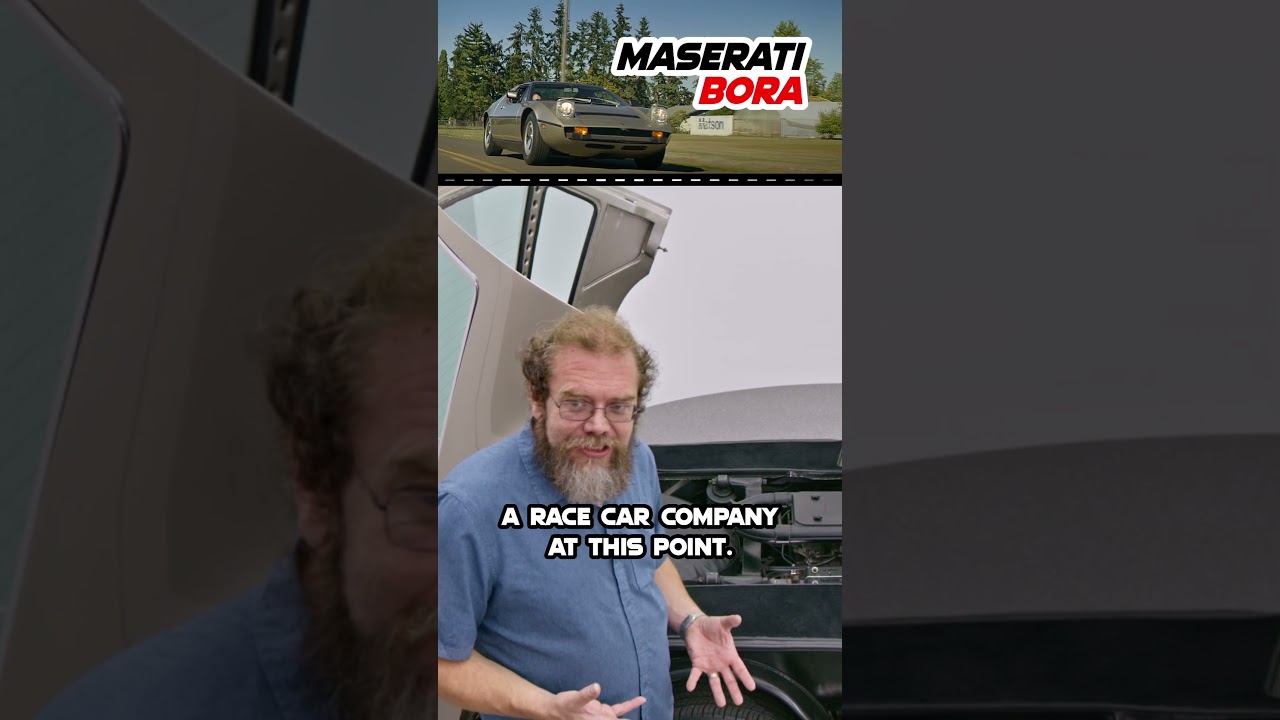 Maserati was a race car company  #maserati #bora #mechanic