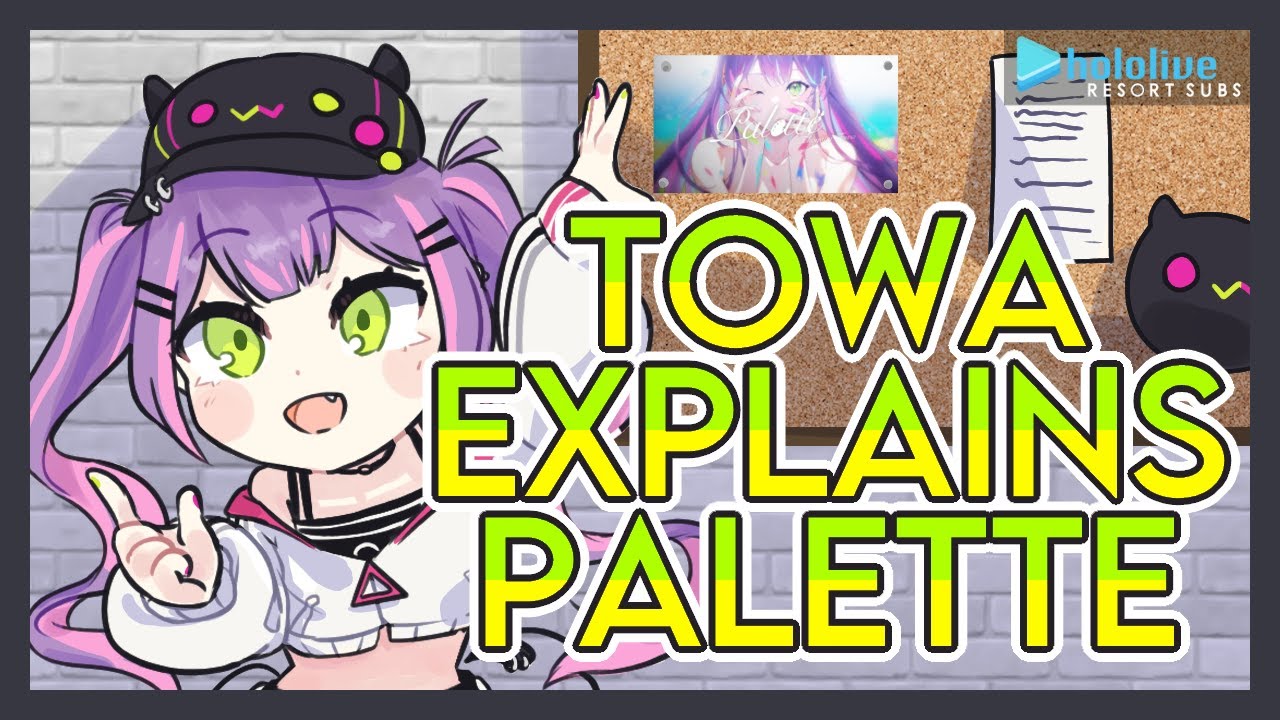 Towa explains the meaning behind “Palette” [Hololive Eng Sub | Tokoyami Towa]