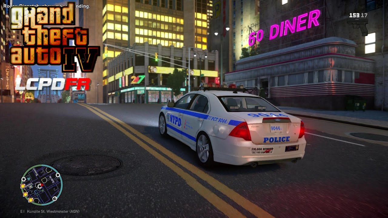 Grand Theft Auto IV - LCPDFR - 1.0D - EPiSODE 12 - (NYPD PATROL) I7 5820K GTX 980