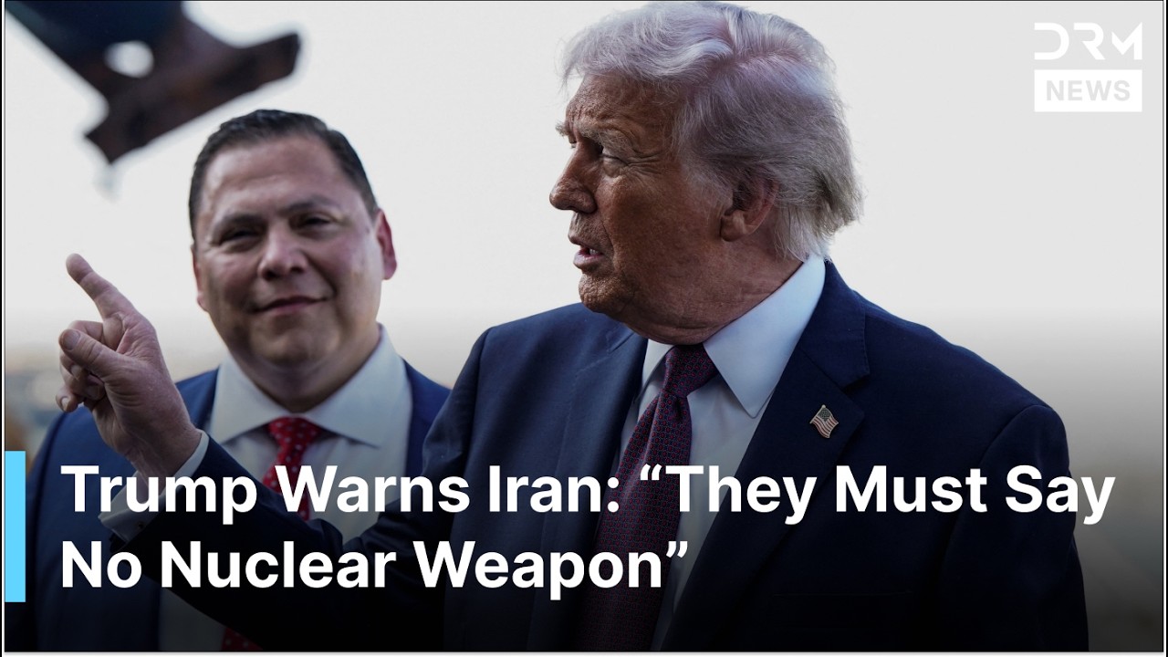 BREAKING NEWS: Trump Warns Iran, Hints at Airstrikes: “They Must Say No Nuclear Weapon” | AC1G