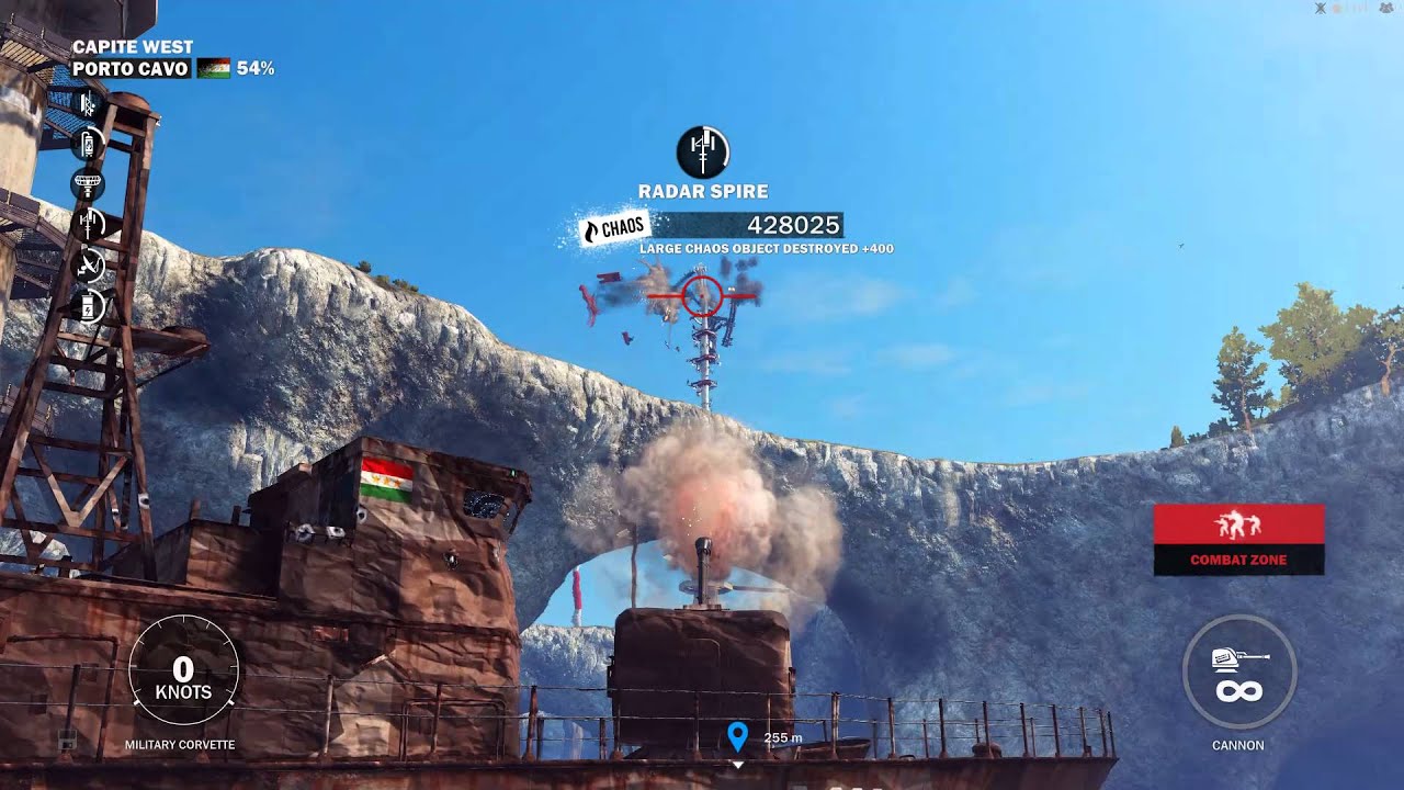 [PC] Just Cause 3 Military Base Liberated - Porto Cavo