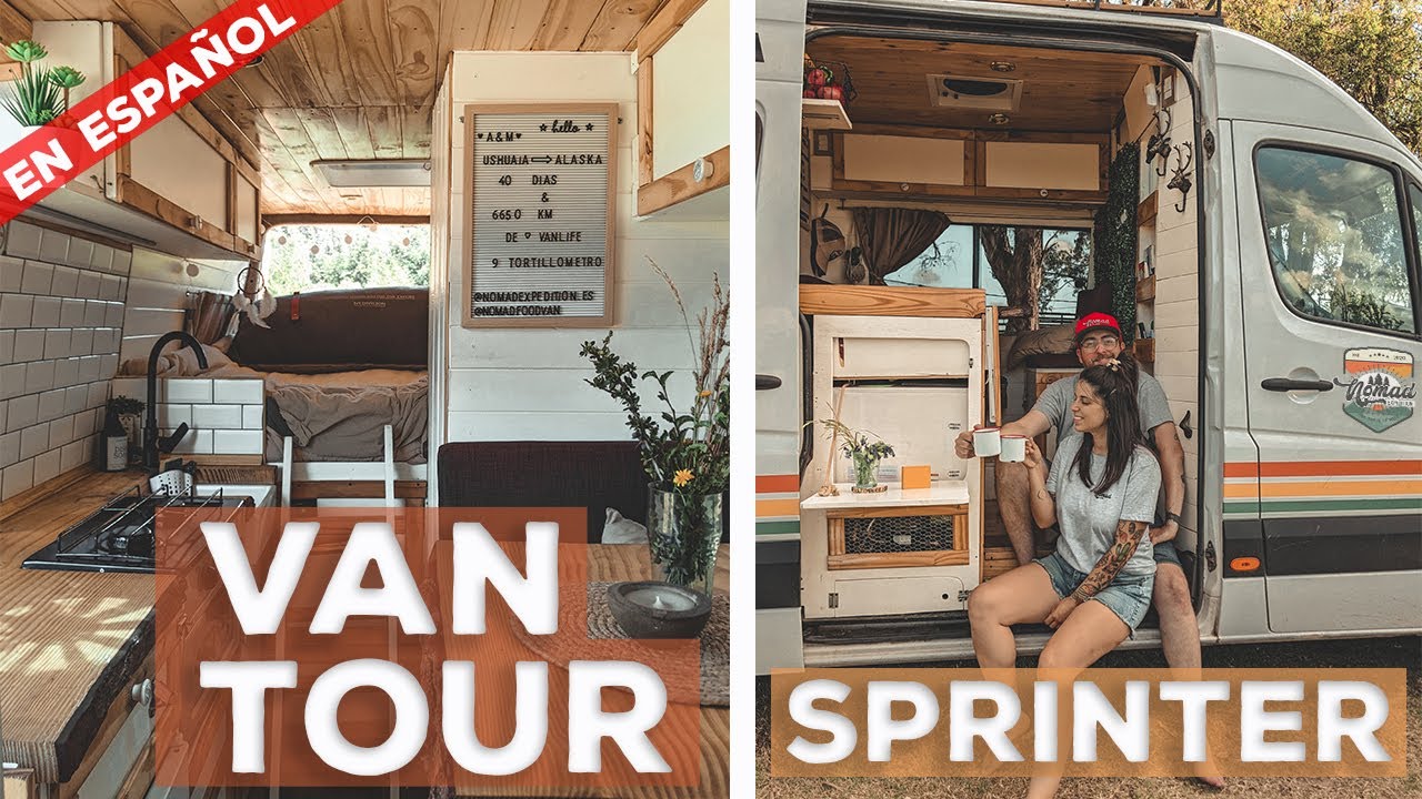 🚐 VANTOUR SPRINTER 415👉  Camperizaci&oacute;n 100% casera con ba&ntilde;o, ducha, cama, cocina...