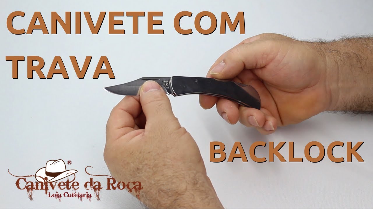 CANIVETE COM TRAVA BACKLOCK