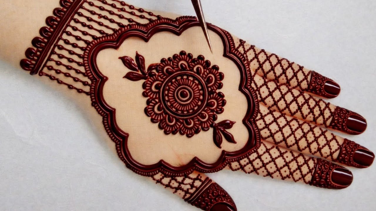 Easy Back Hand Mehndi Design|| Simple Bridal Mehndi Design|| Dulhan Mehndi Design||Mehndi Designs||