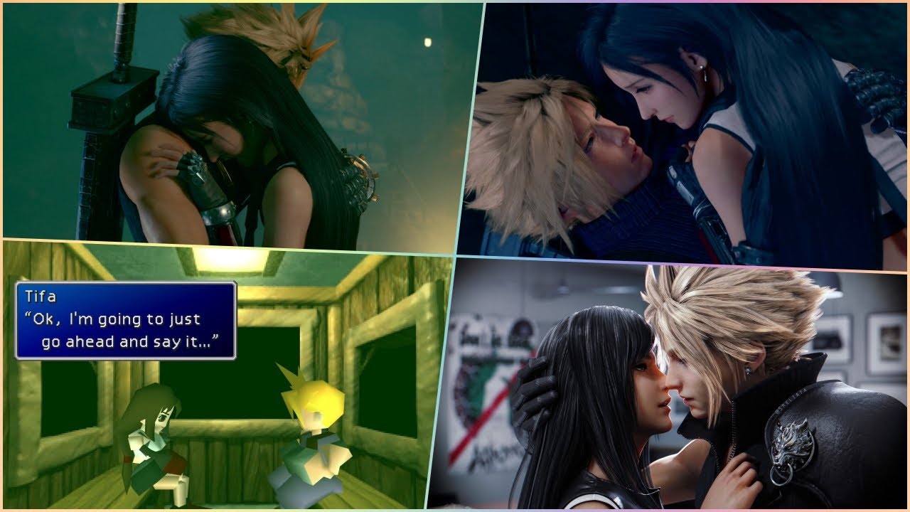 Why Tifa love Cloud so much and Tifa almost confessed to Cloud! - Final Fantasy 7
