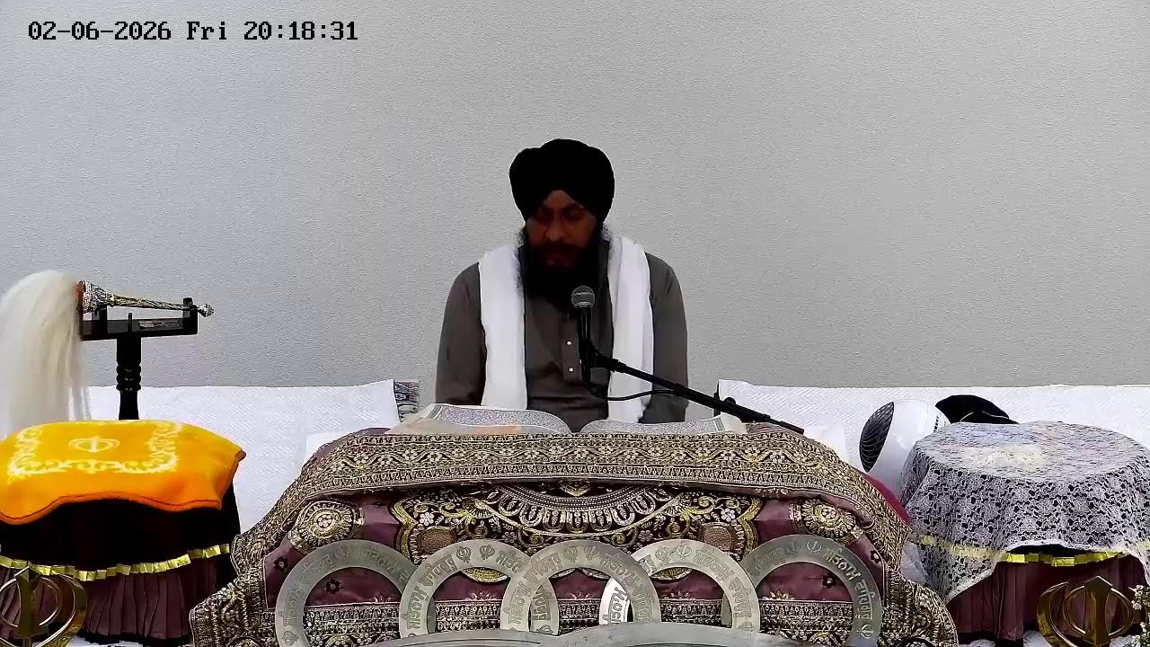Guru Nanak Darbar Gurdwara Sahib Santa Rosa Live Telecast Sunday Evening Diwan Feb 06,  2026