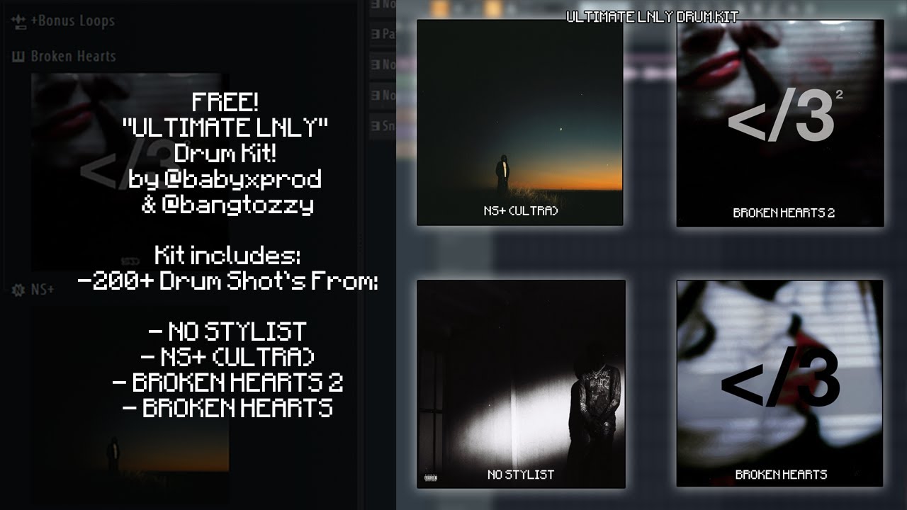 [FREE DRUM KIT] DESTROY LONELY 