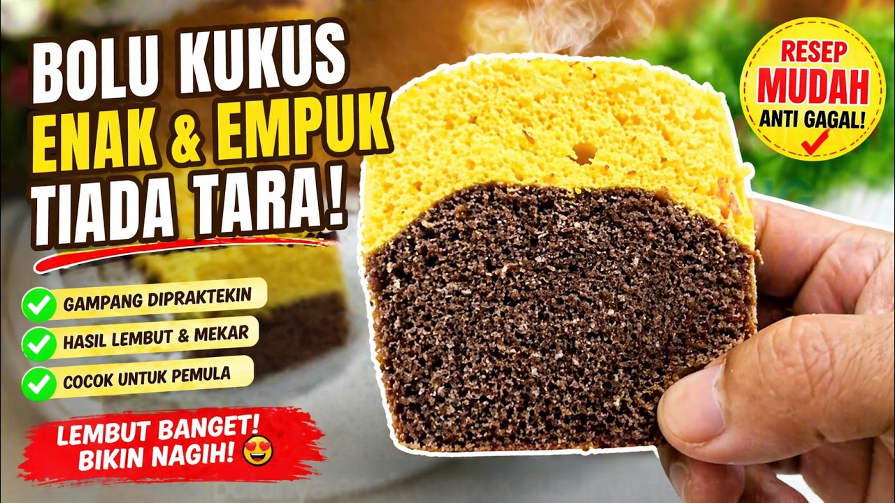 cara bikin kue bolu kukus takaran gelas  *anti gagal* !!