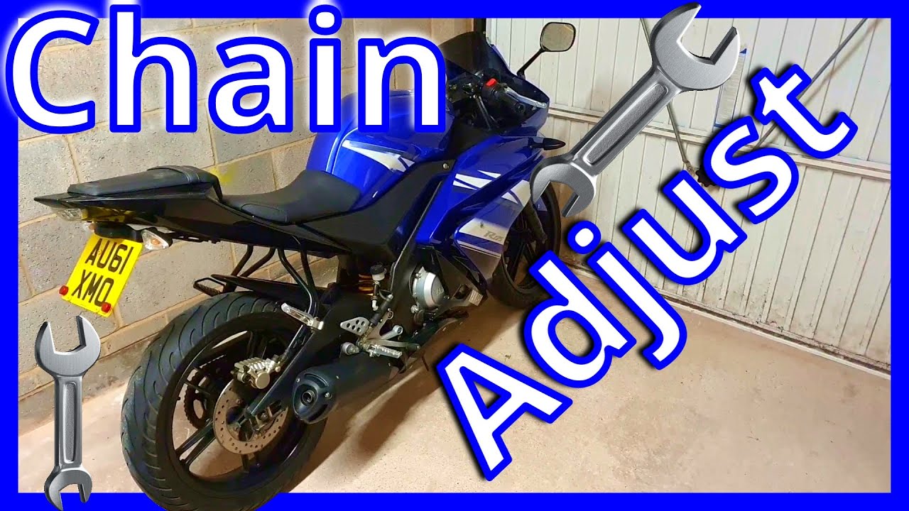 Chain Check & Adjust (Yamaha YZF R125)