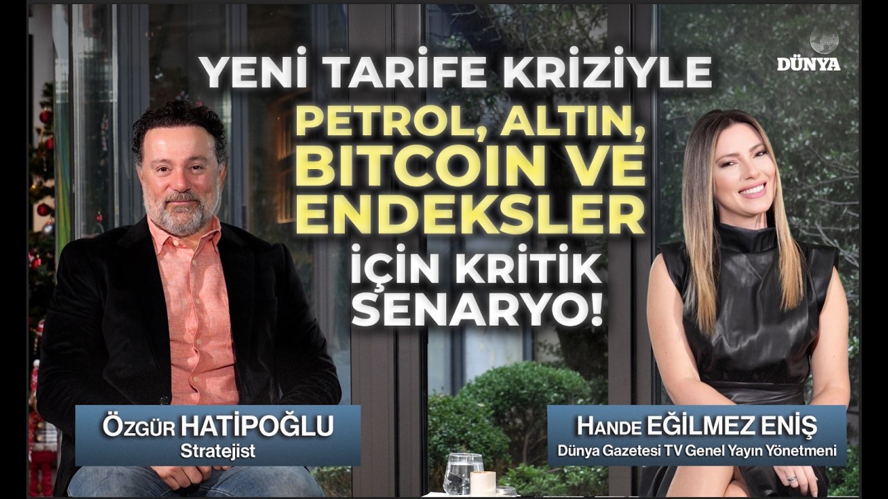 Özgür Hatipoğlu / Petrol, Altın, Bitcoin ve Endeksler için Kritik senaryo! / Hande Eğilmez Eniş
