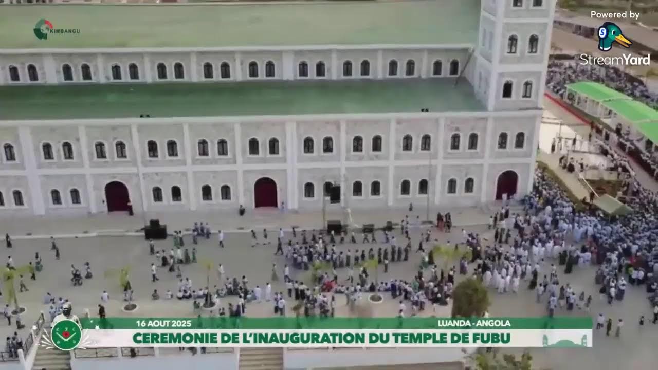 DJOMACK SHOW: INAUGURATION DU TEMPLE KIMBANGUISTE EN ANGOLA