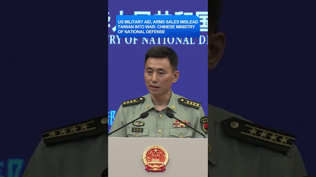 US military aid, arms sales mislead Taiwan into war: Ministry of National Defense