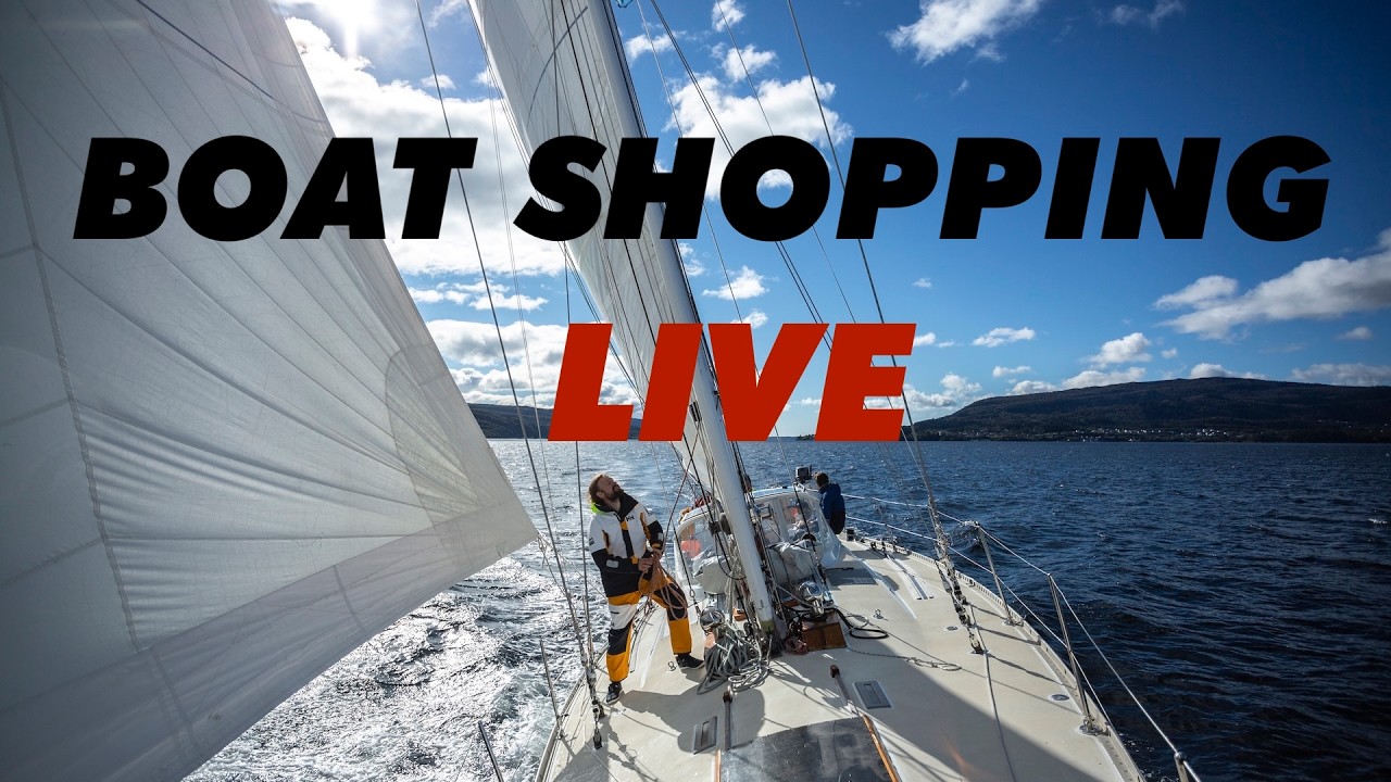 Boat Shopping LIVE! With Andy & August