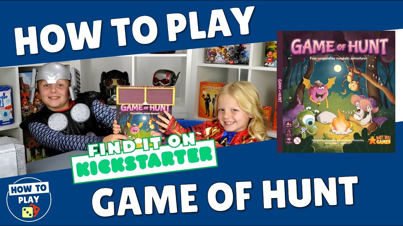 Kickstarter How to Play -  Game of Hunt