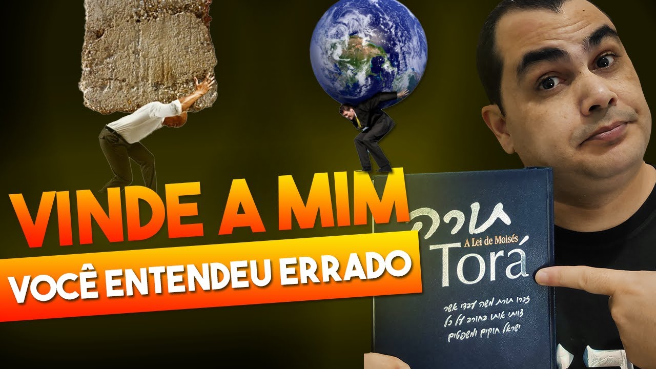 Vinde a mim todos que estais cansados - Você entendeu errado | curso aleftav
