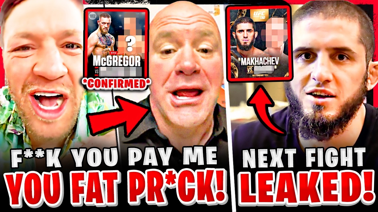 Conor McGregor CONFIRMS UFC RETURN + GOES OFF on Dana White! Islam Makhachev NEXT FIGHT LEAKED!?