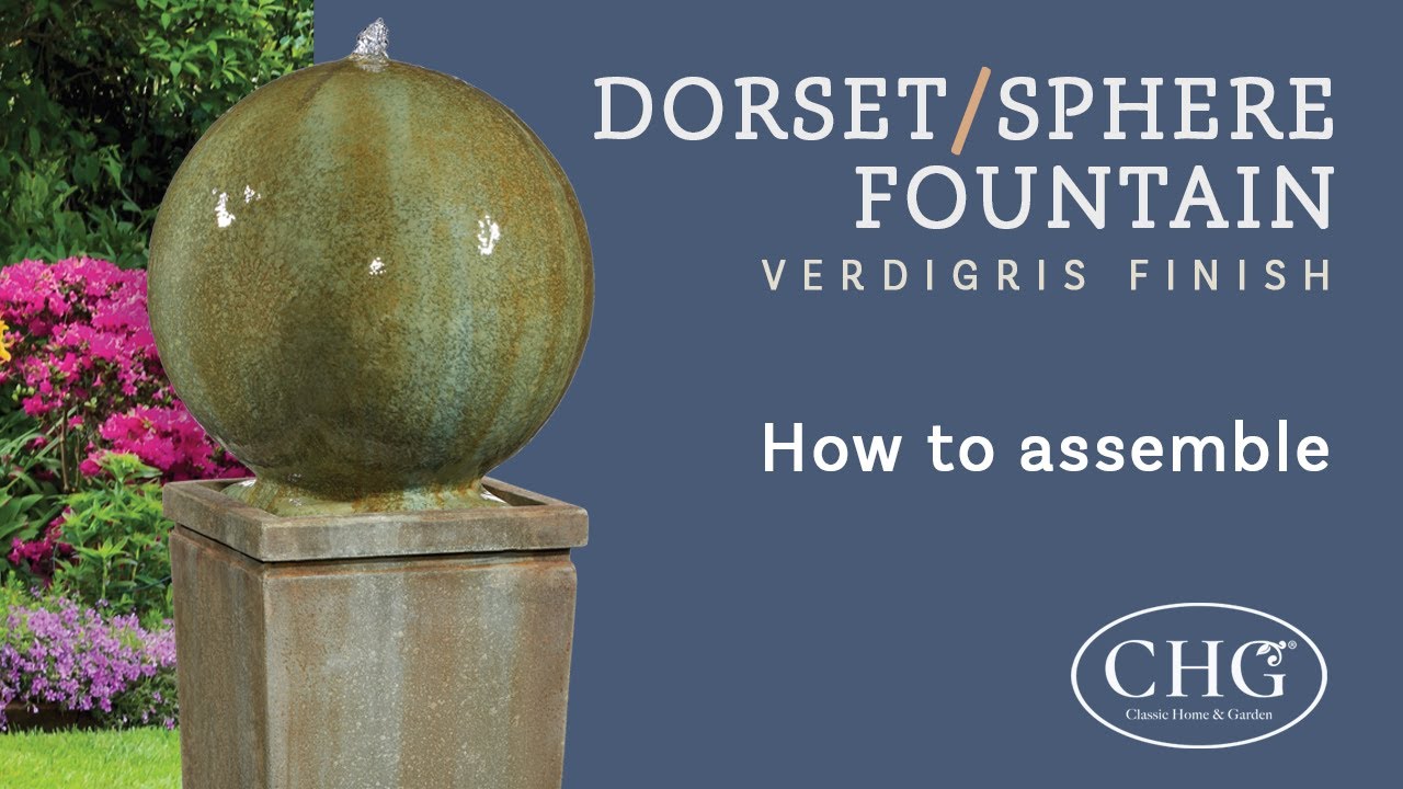 Dorset Sphere Fountain Assembly Instructions