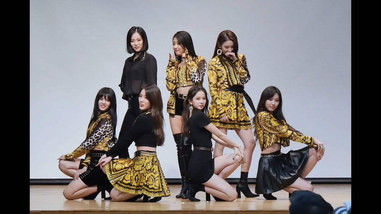 [4K] 180225 CLC 직캠 (Crystal Clear) - BLACK DRESS(블랙드레스) @미니앨범 팬사인회(대치2문화센터)/Fancam By 쵸리(Chori)