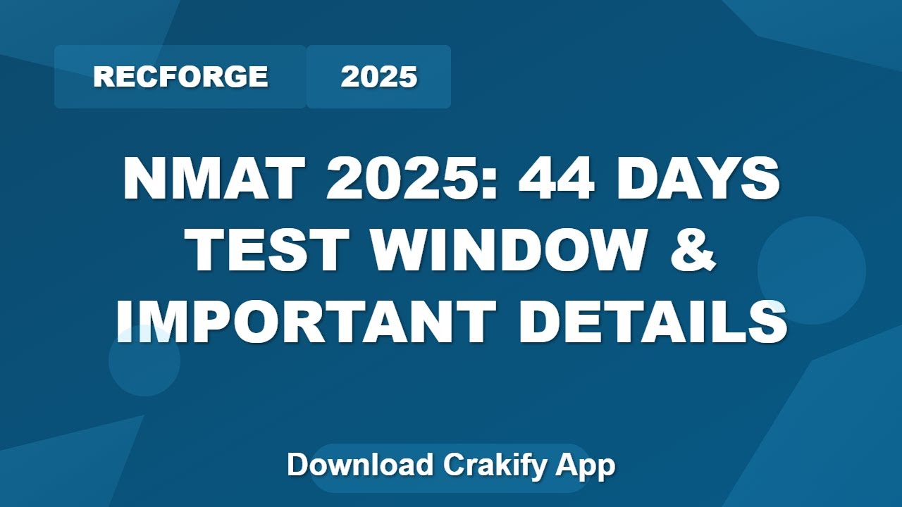 NMAT 2025 Exam Dates & Registration | Top B-Schools & Abroad Admissions