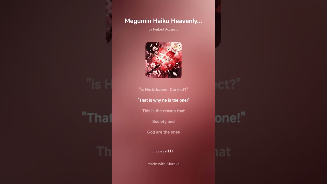 Megumin Haiku Heavenly Explosion