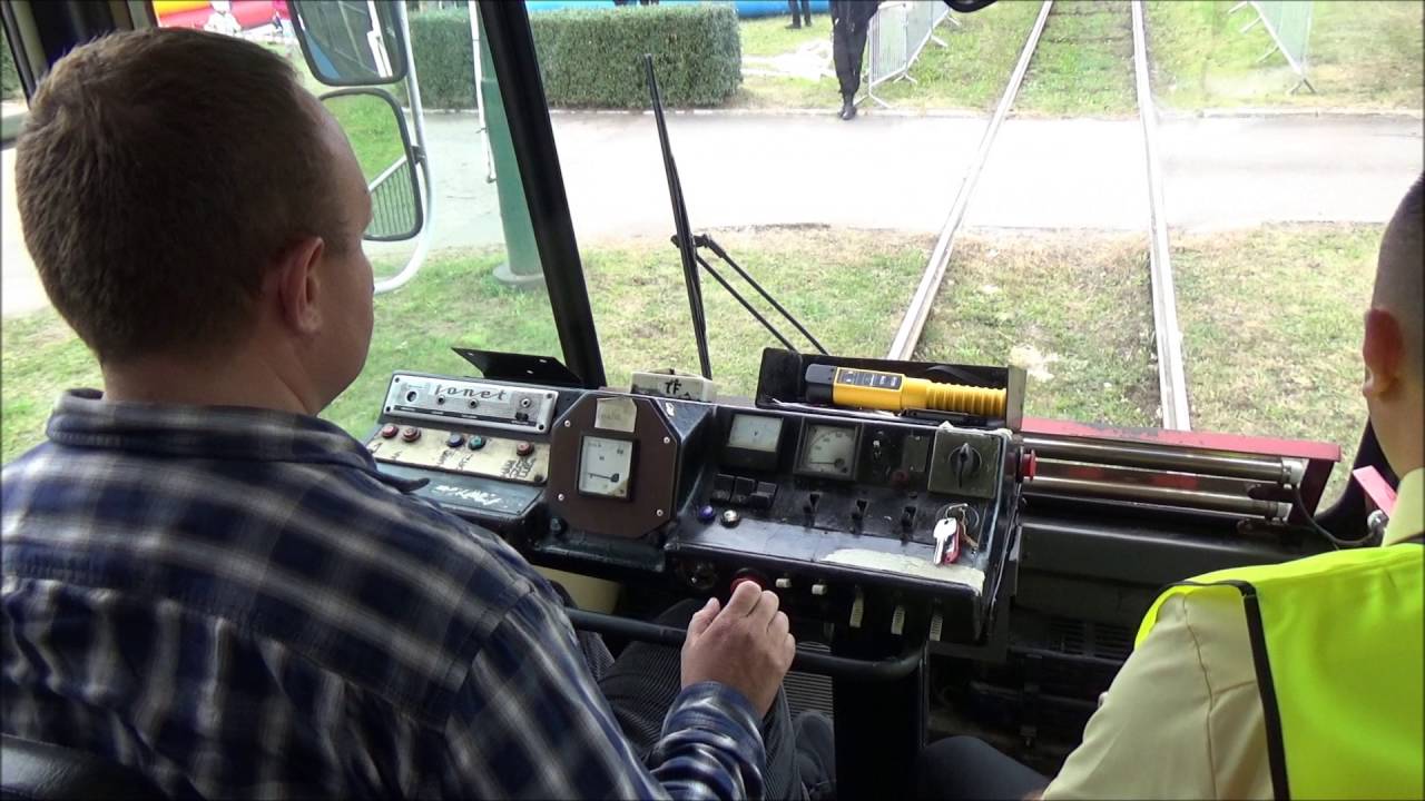 Nauka jazdy tramwajem 105N w Będzinie