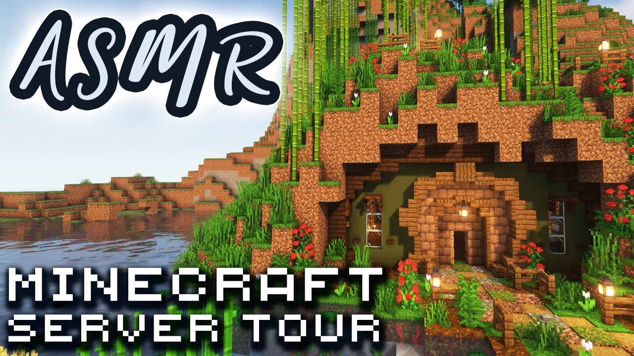 ASMRcraft ⛏️ | The Biggest ASMR Minecraft Server in the World | A 1 Hour Tour...