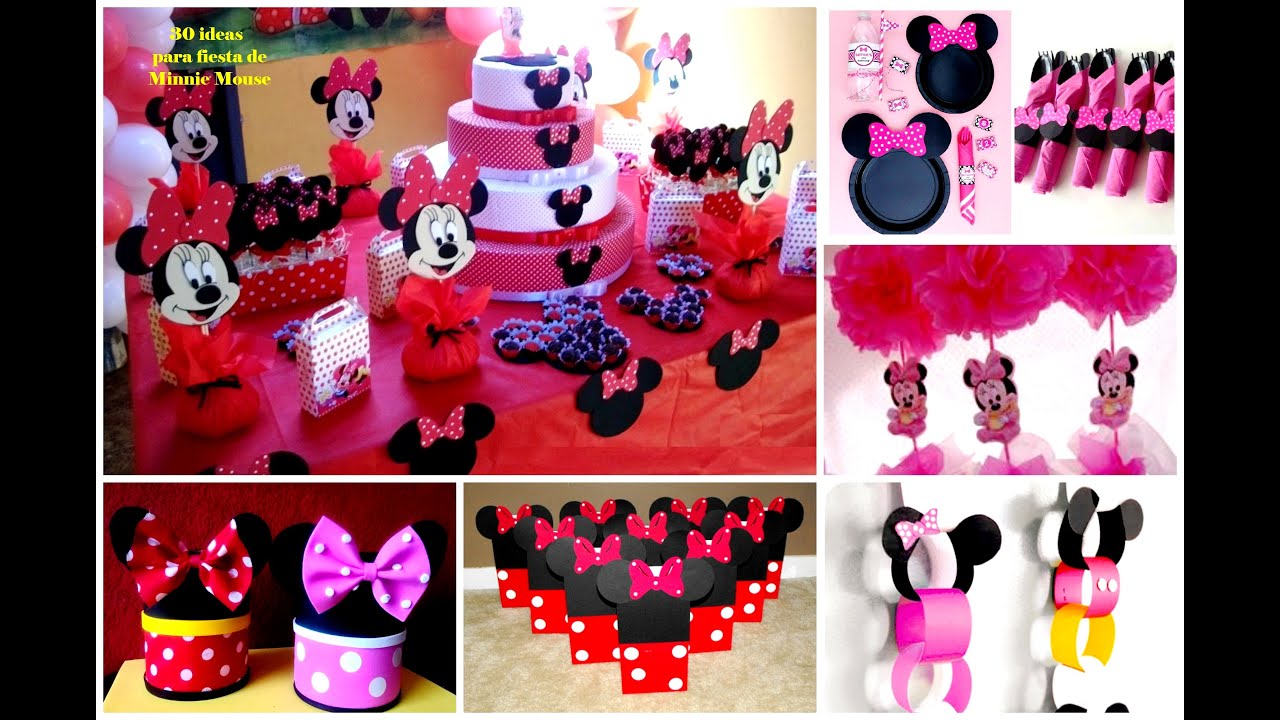 30 ideas para fiesta de Minnie Mouse