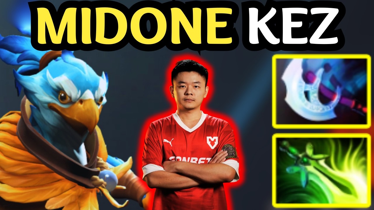 🔥 INSANE MidOne KEZ Midlane &mdash; High MMR Play 🔥 Dota 2 Gameplay