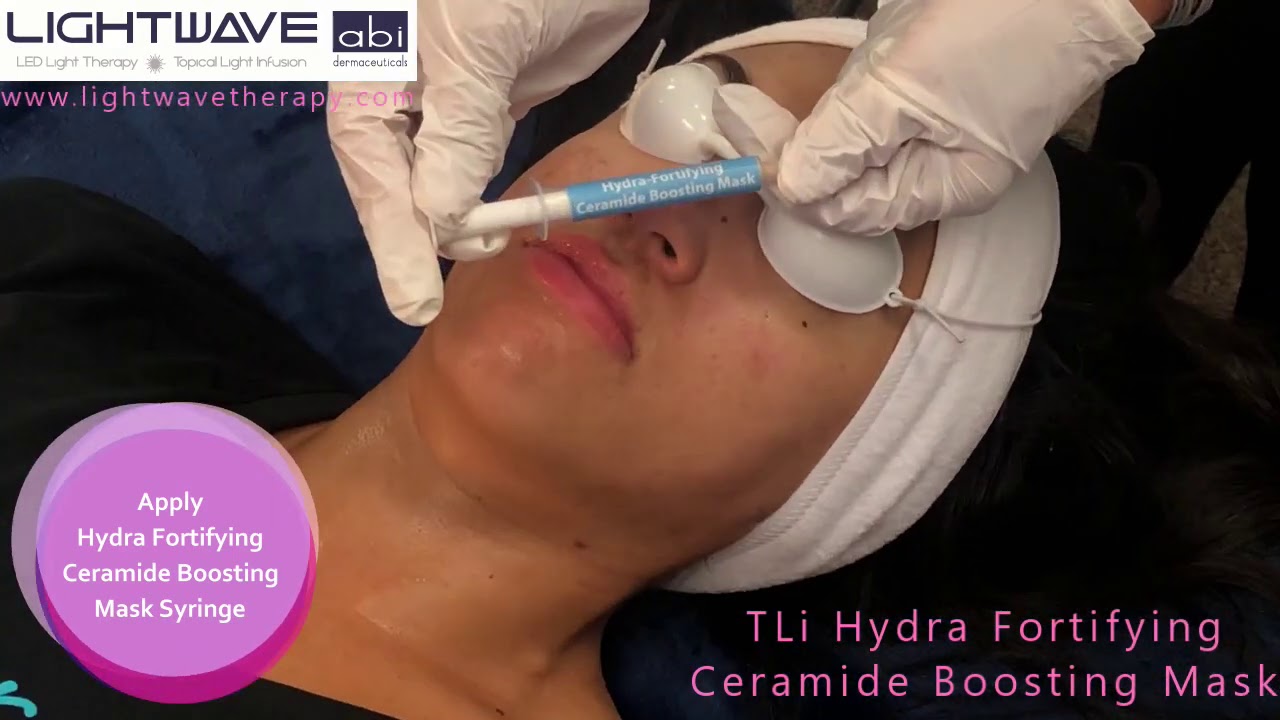 Topical Light Infusion&reg; Hydra Fortifying Ceramide Boosting Mask Protocol