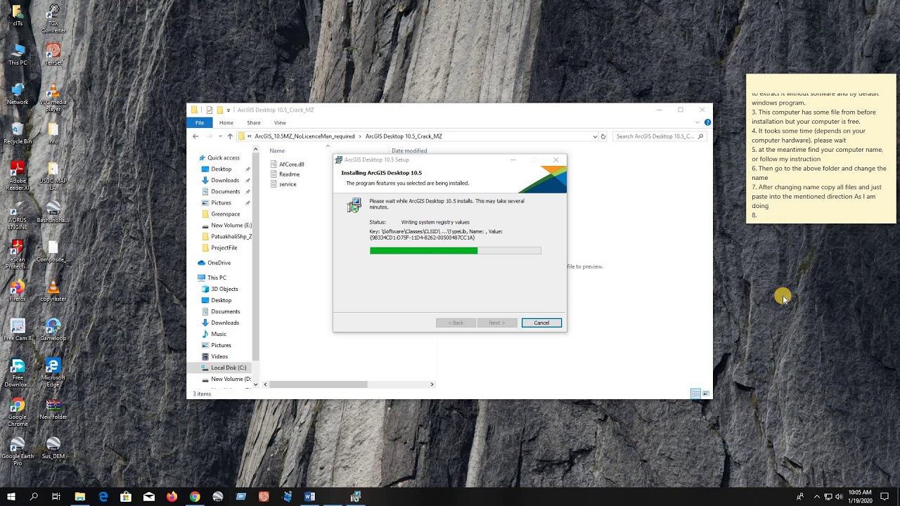 ArcGIS Install and File access