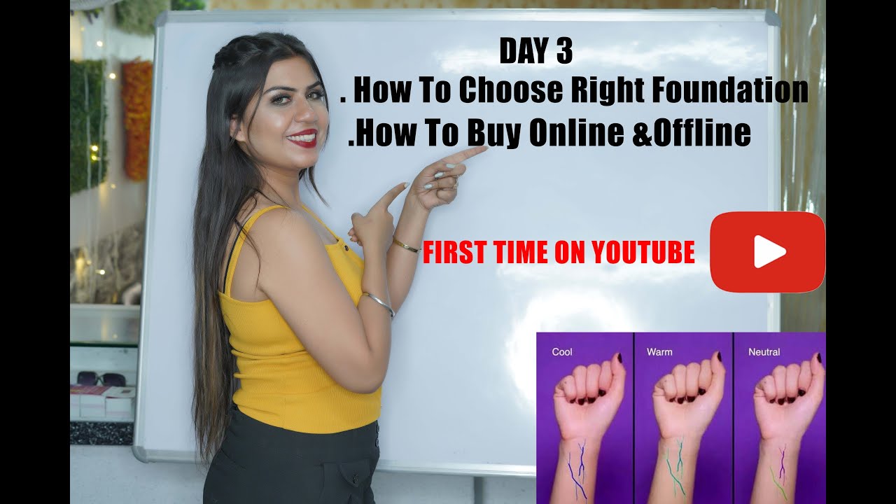 Free Professional Makeup Class Day 3| How to Choose right foundation | सही फाउंडेशन कैसे चुने |