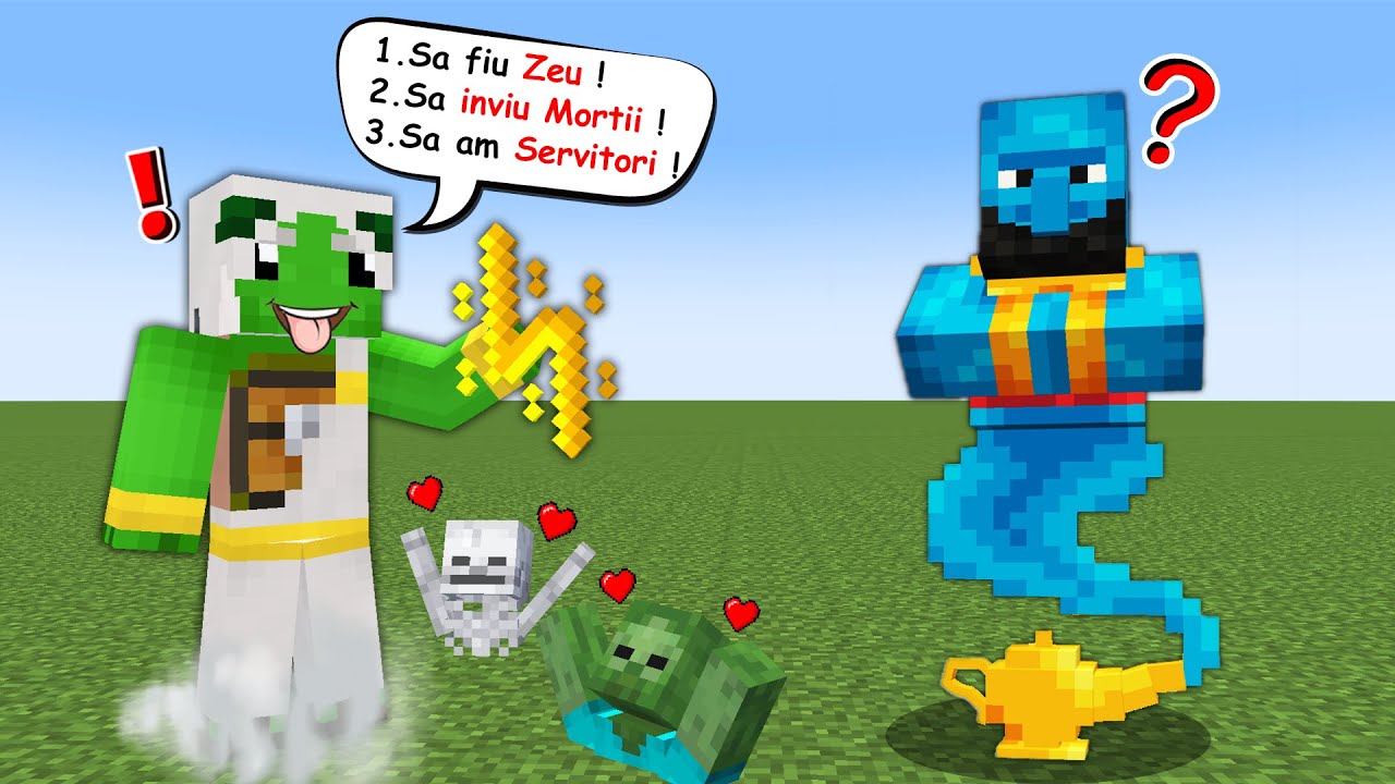 Minecraft Dar Pot sa-mi pun 3 Dorinte !  *Duhul din Lampa*