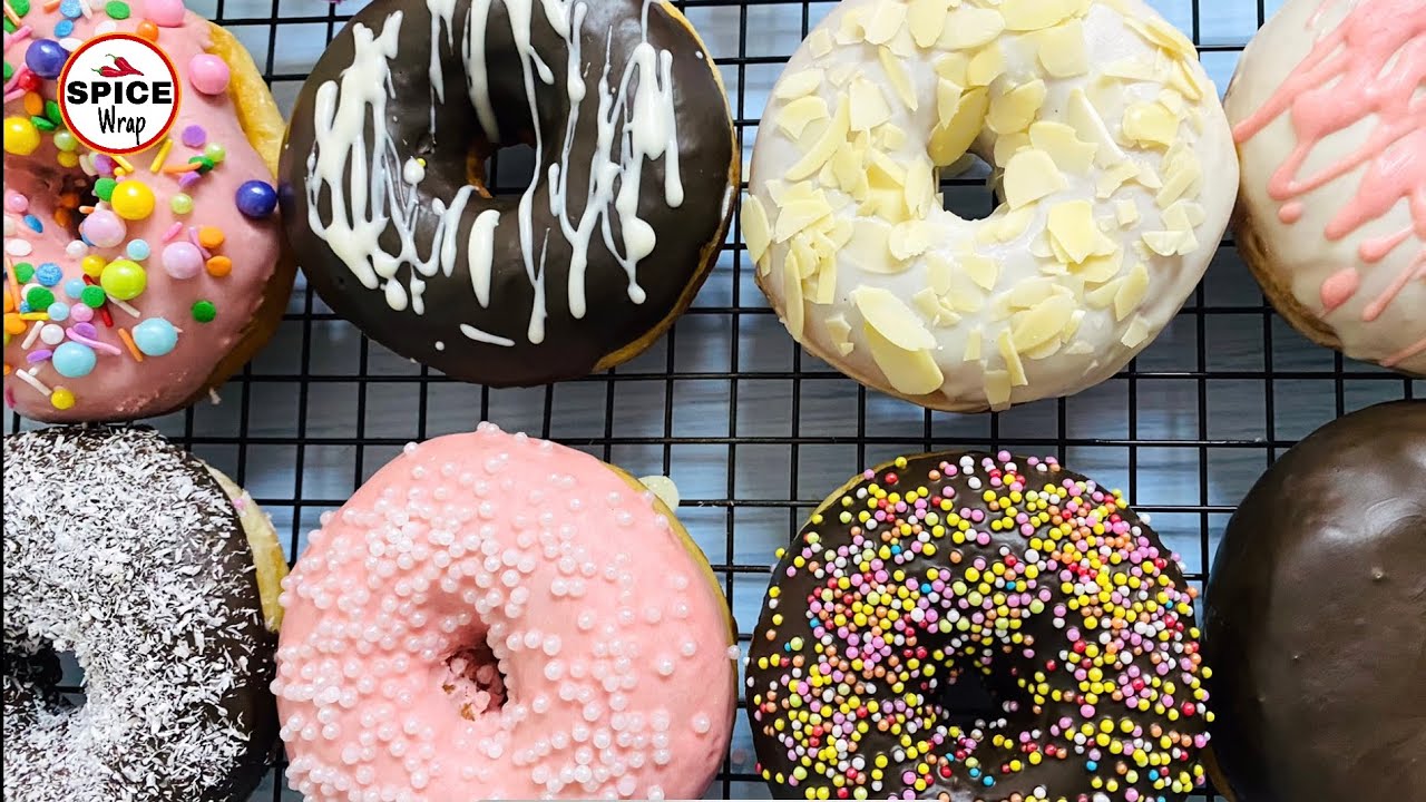 Soft & Fluffy Donuts | Best No Bake Donut Recipe | How to make Doughnuts | 甜甜圈