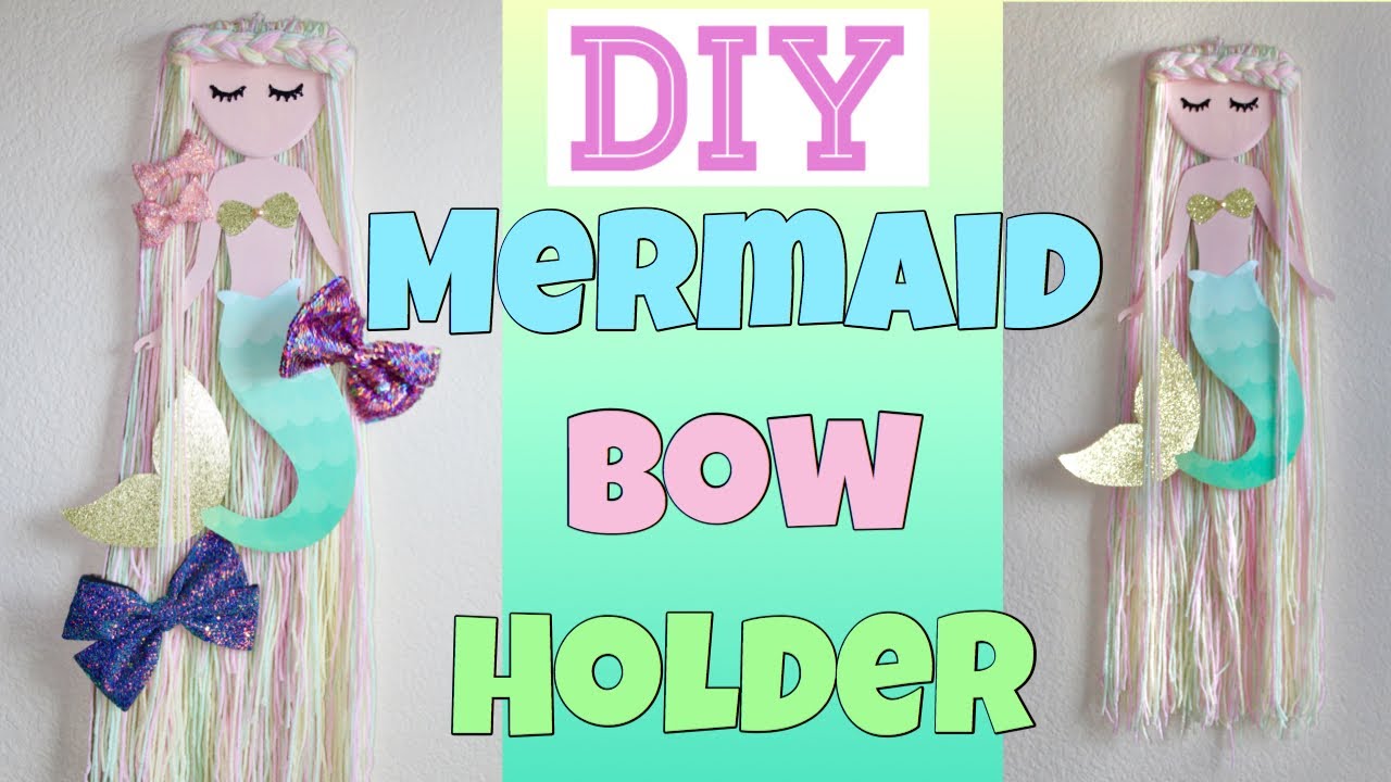 Mermaid Bow Holder | DIY Bow Holder | Tutorial Mermaid Bow Holder