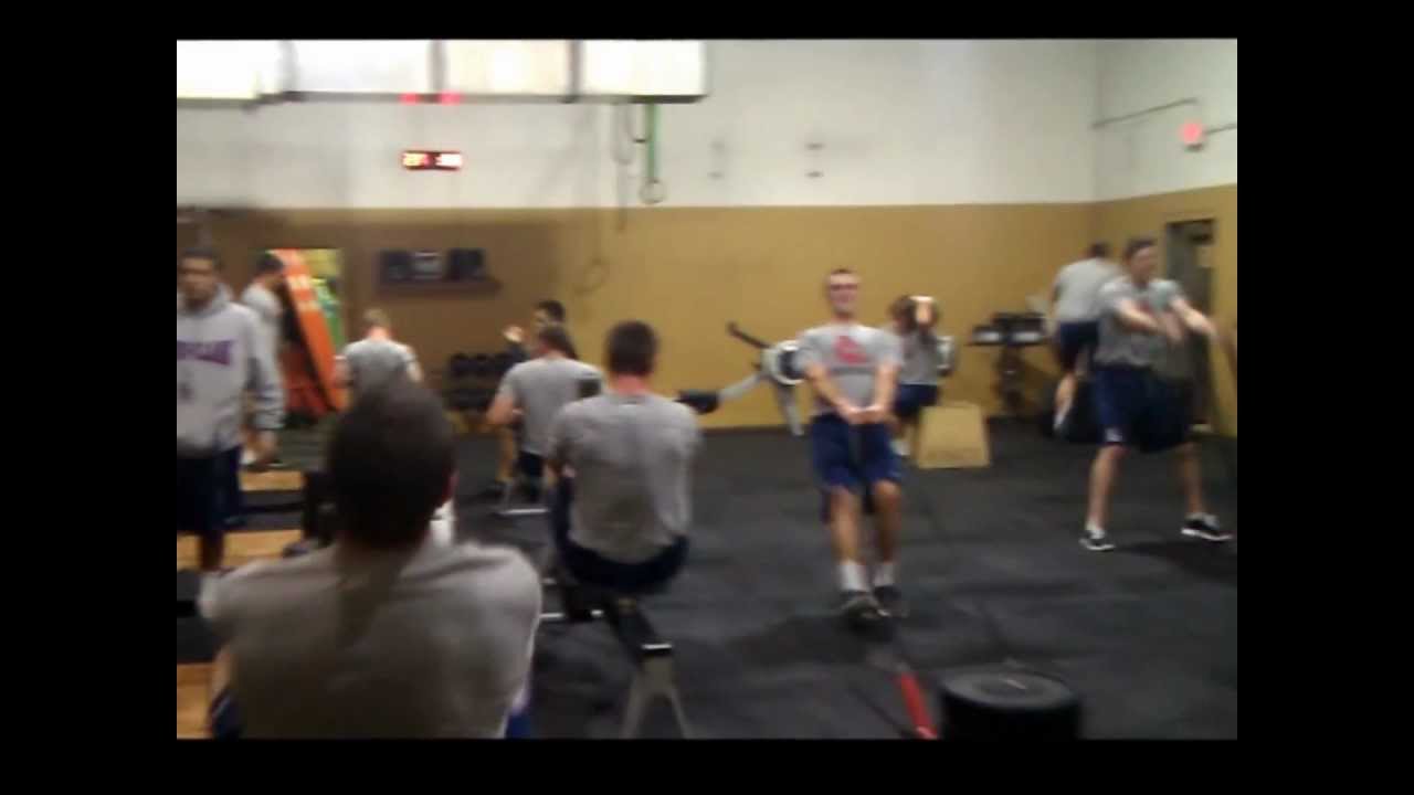 Lewis-Clark St Baseball Workout.wmv