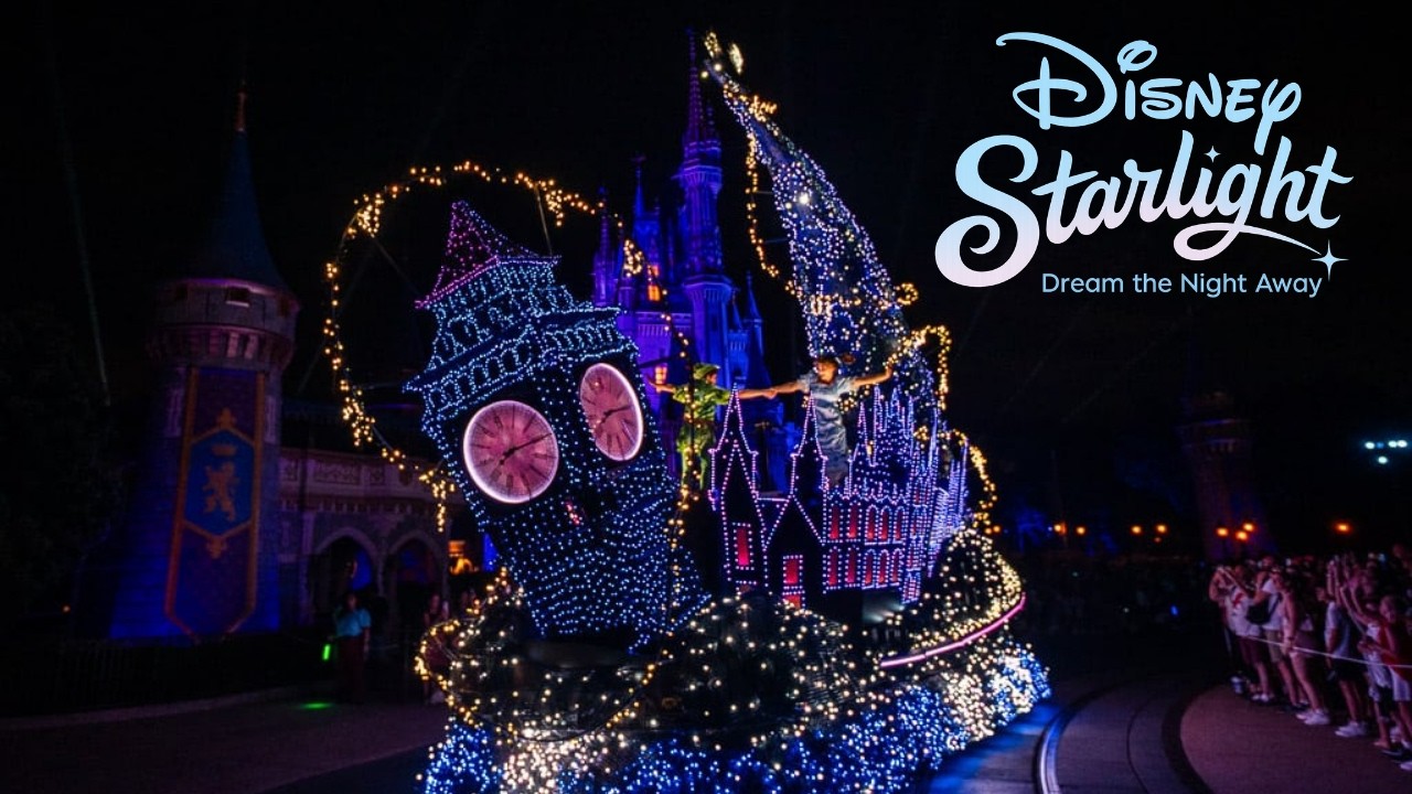 Disney Starlight Night Parade at Magic Kingdom | Full Parade 4K Walt Disney World