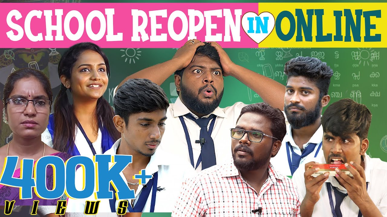 SCHOOL REOPEN IN ONLINE | First day Online School | Veyilon Entertainment