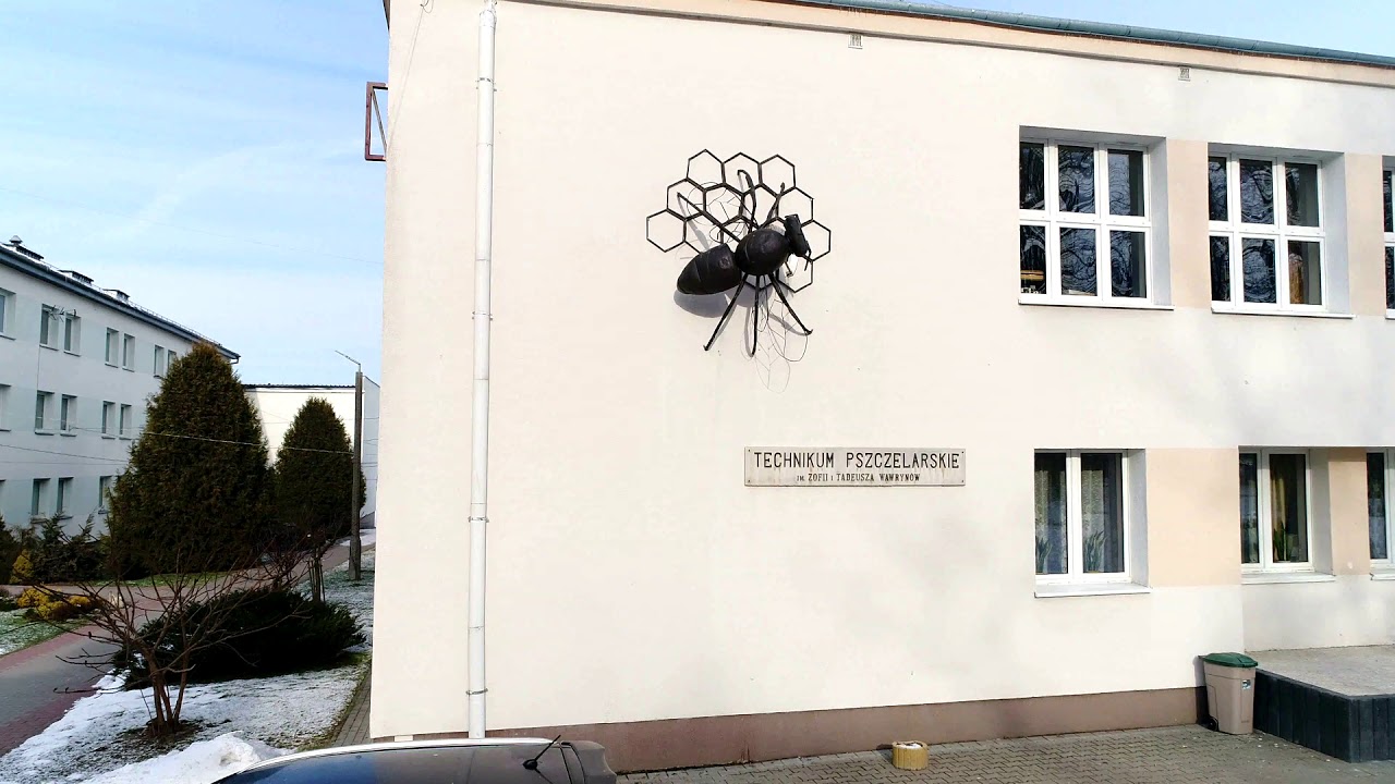 Pszczela Wola z lotu ptaka 2019 Technikum Pszczelarskie