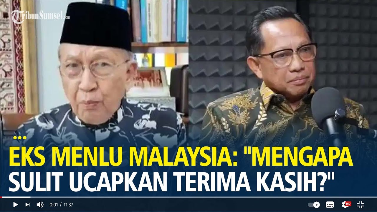 Eks Menlu Malaysia Sentil Mendagri Tito: 
