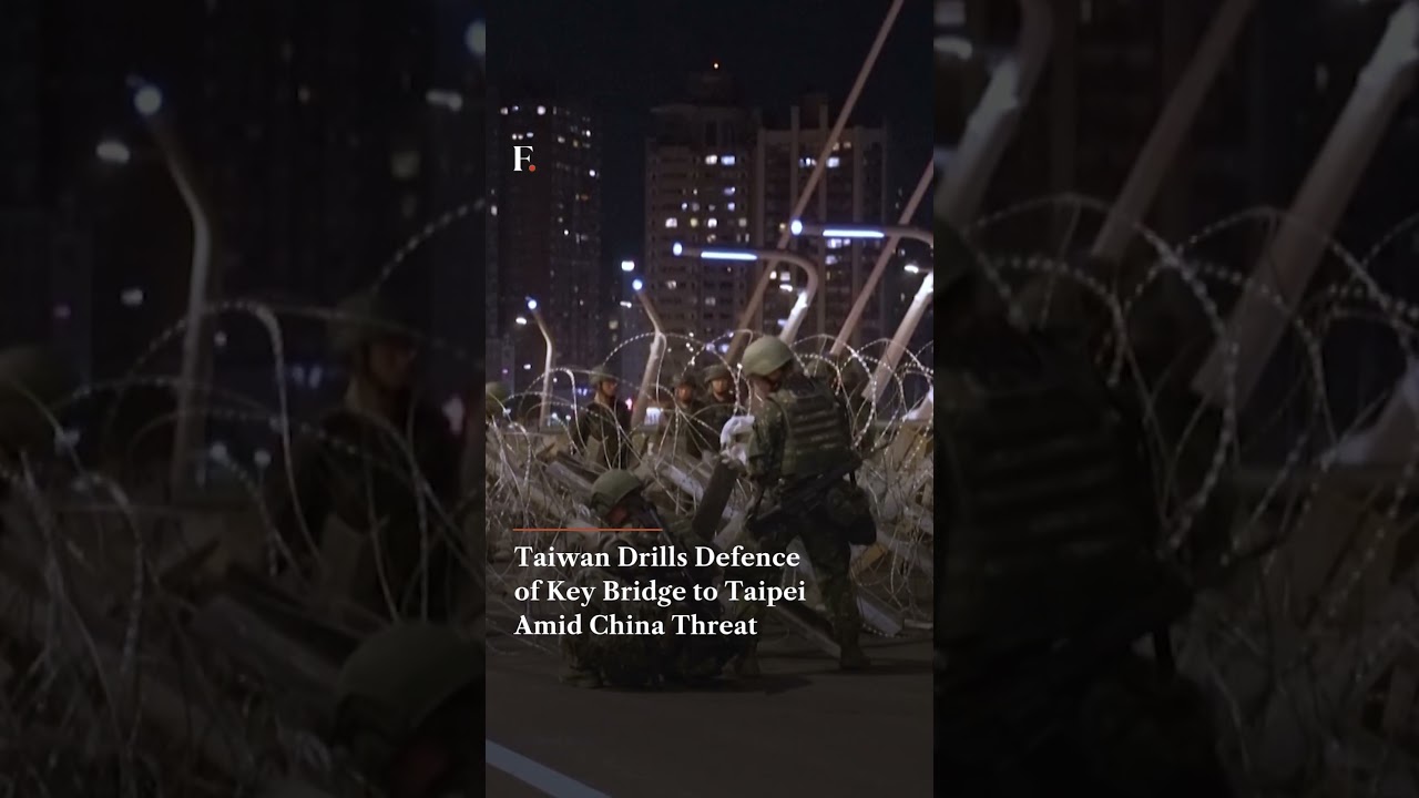 Taiwan Drills Defence of Key Bridge to Taipei Amid China Threat | Firstpost News | N18G