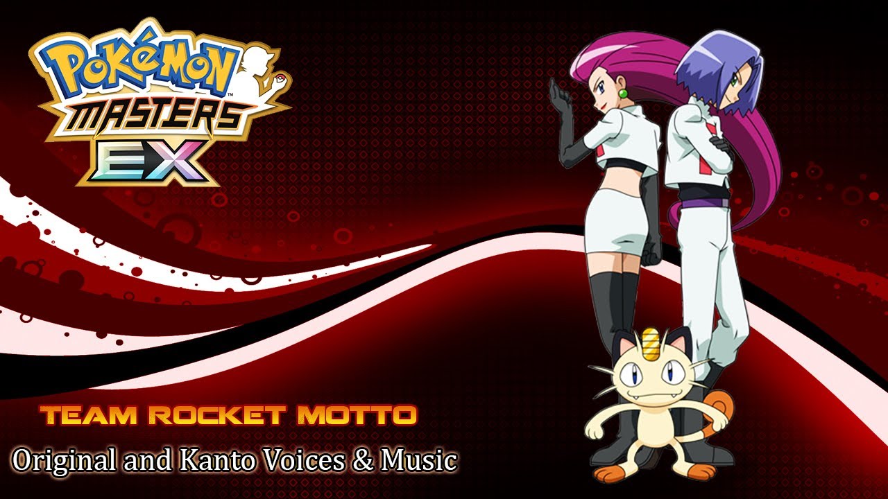 Pokémon Masters EX - Team Rocket Motto [Original and Kanto Voices & Music]
