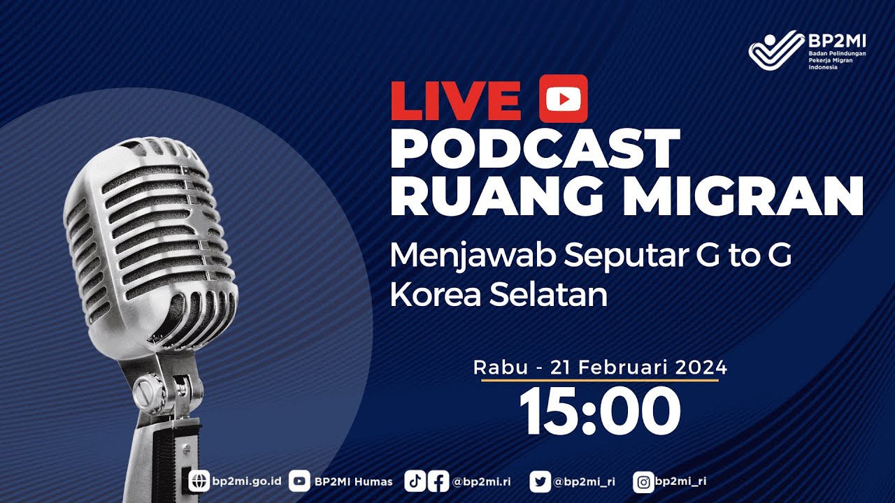 Podcast Ruang Migran: Menjawab Seputar G to G Korea Selatan