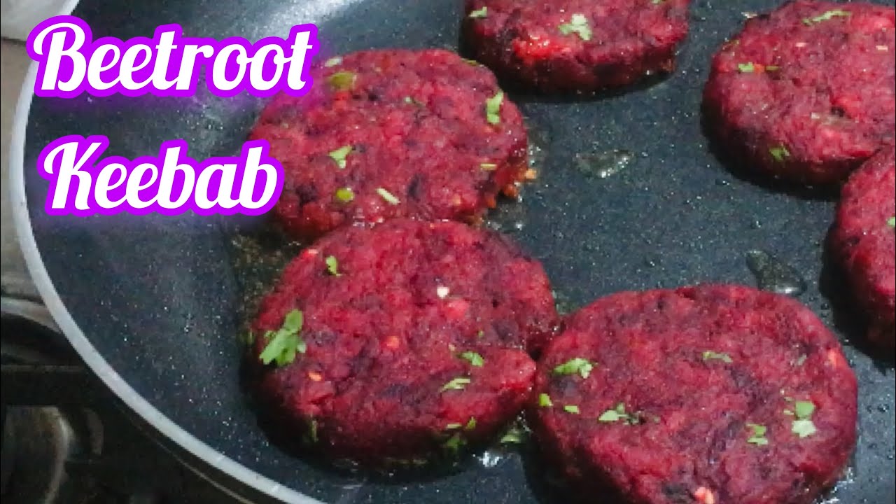 Beetroot kebab recipe | beetroot and potato kabab | beetroot potato cutlets recipe | easy healthy