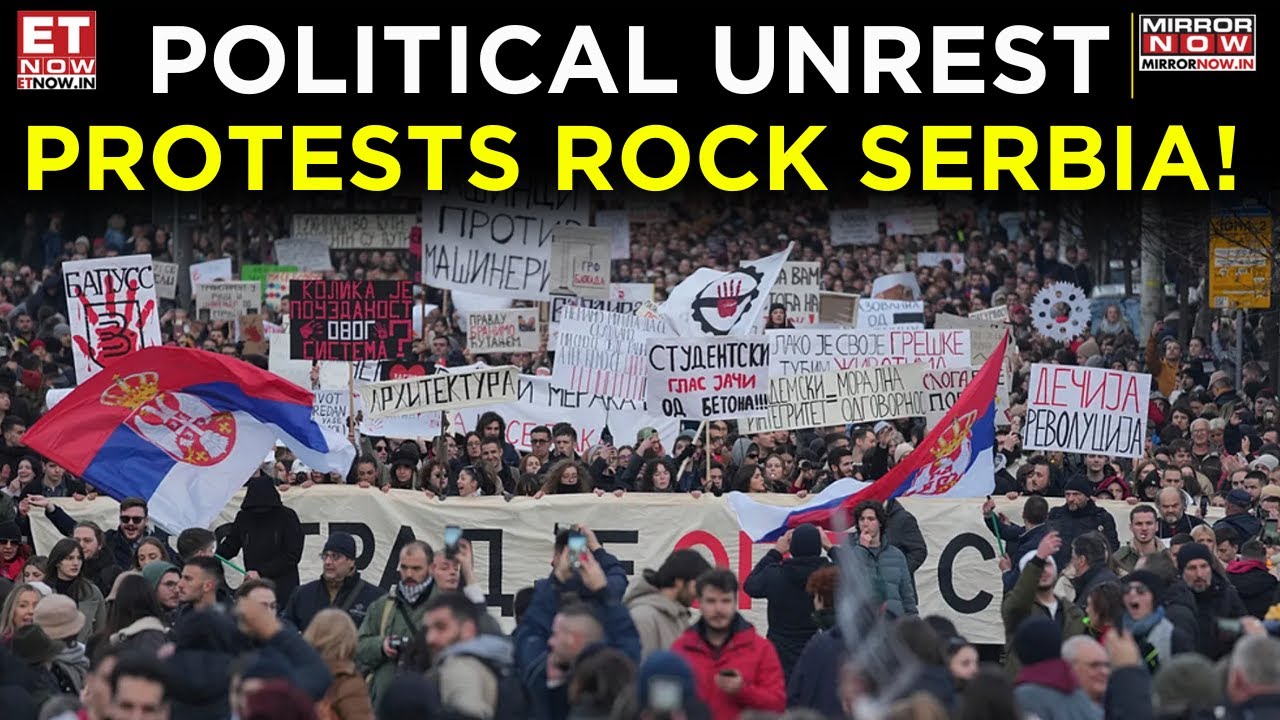 Massive Protests Erupt as Crowds Chant ‘Vucic Leave’ Against President, Serbia in Turmoil | Top News