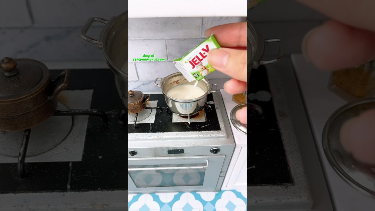 😱Tiniest Jelly Mini Cooking ASMR Video!