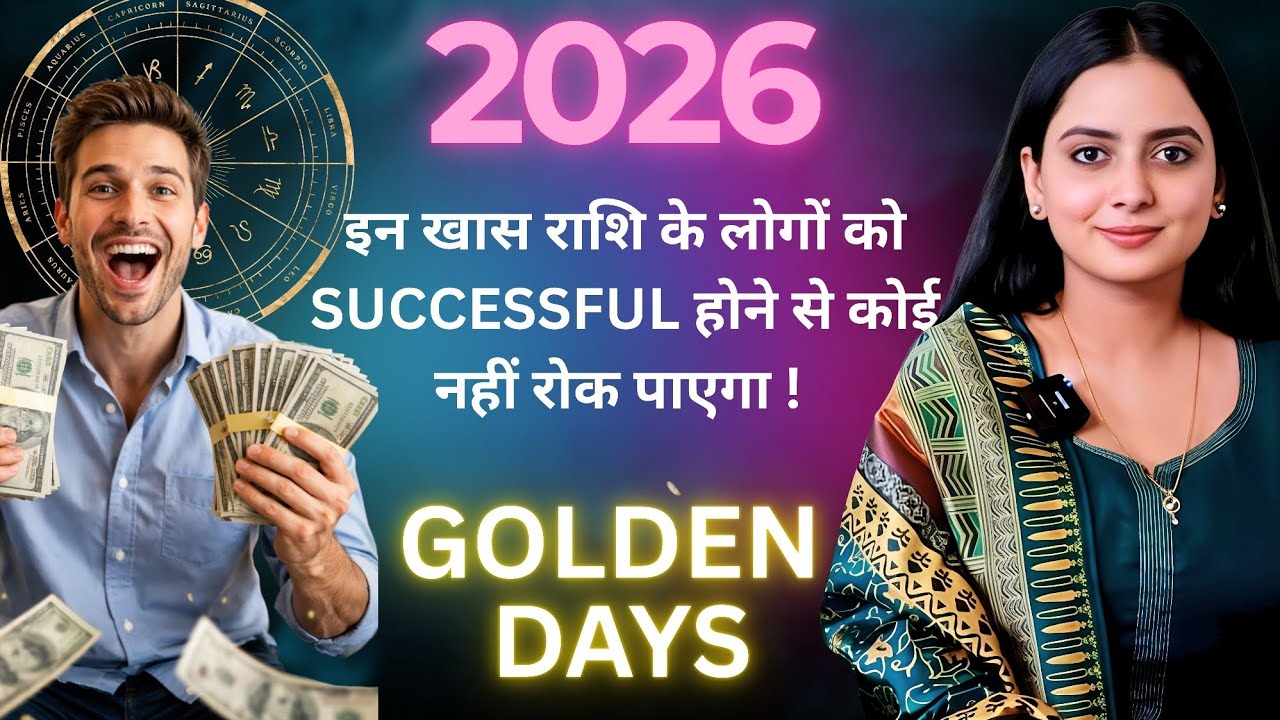 सारी राशियों के लिए 2026 की सबसे बड़ी भविष्यवाणी ये खास राशियों के लोग बनेंगे करोड़पति!! #rashifal 