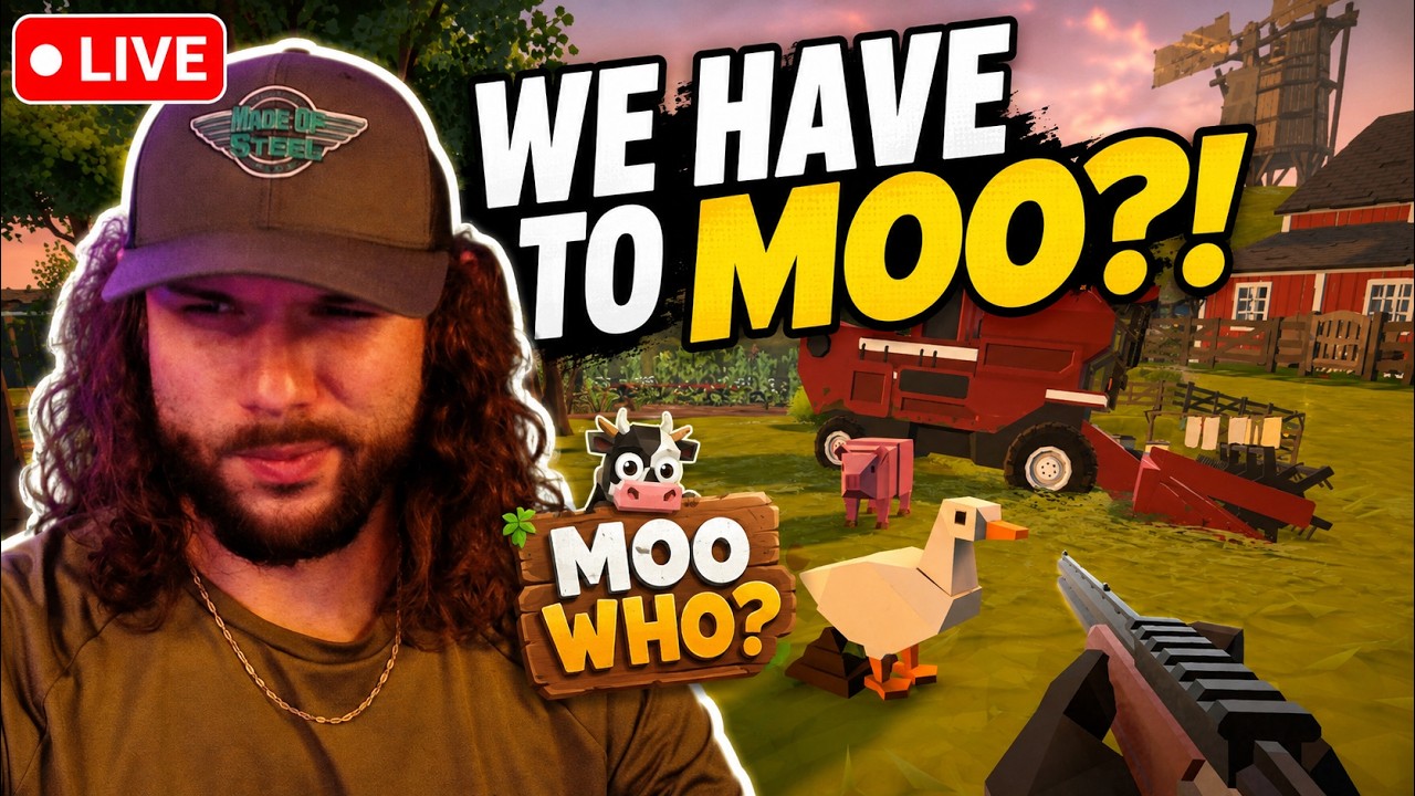 This Game Makes You MOO Into Your Mic 😂 | Moo Who? | LIVE
