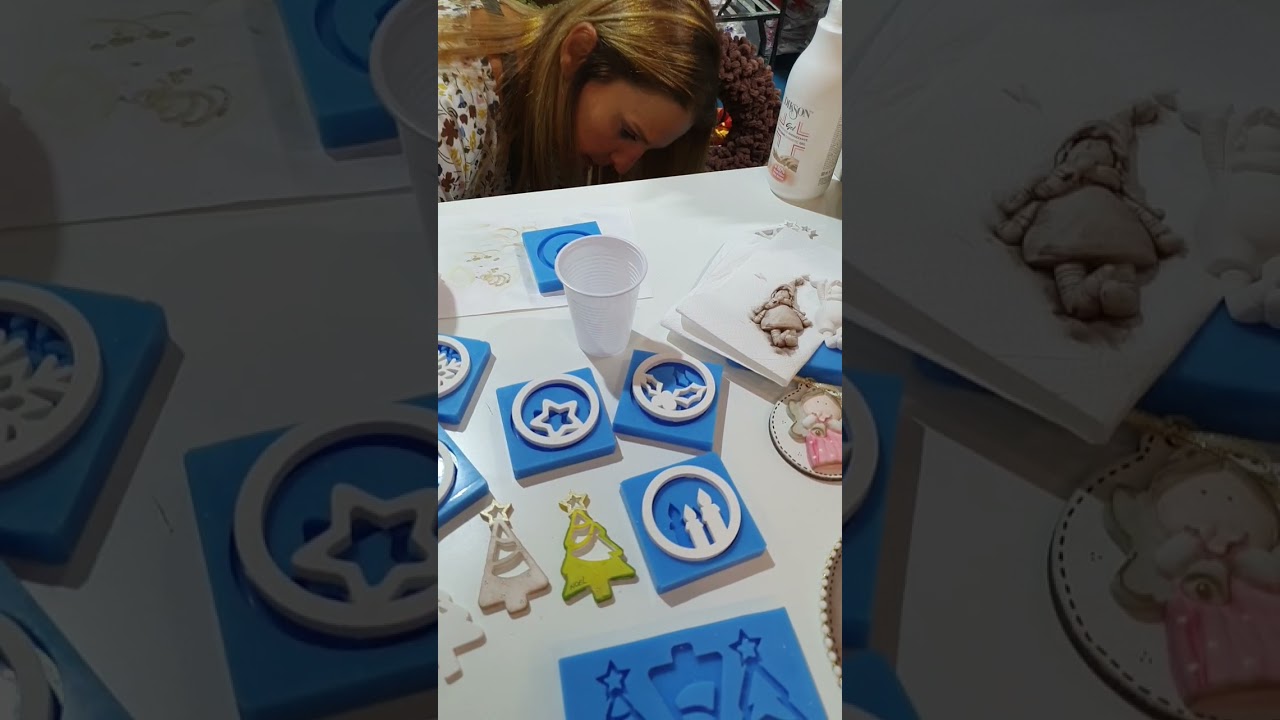 Diretta Facebook Abilmente Roma presentazione nuovi stampi per gessetti in polvere di ceramica